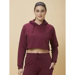 Being Human Maroon Regular Fit Hoodie-picture-16