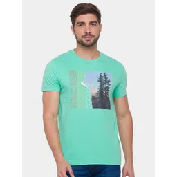 Being Human Men Blue Printed T-shirt-picture-45