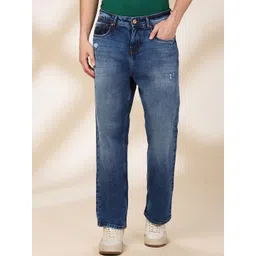 Being Human Men Classic Low Distress Light Fade Mid-Rise Stretchable Jeans-picture-11