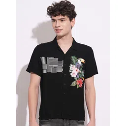 Being Human Men Classic Opaque Printed Casual Shirt-picture-37