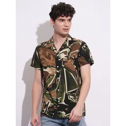 Being Human Men Classic Opaque Printed Casual Shirt-picture-22