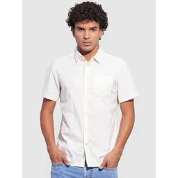 Being Human Men Classic Slim Fit Horizontal Stripes Opaque Striped Casual Shirt-picture-37