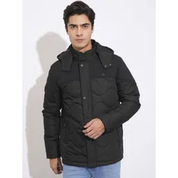 Being Human Men Cotton Black Long Sleeves Quilted Jacket-picture-25