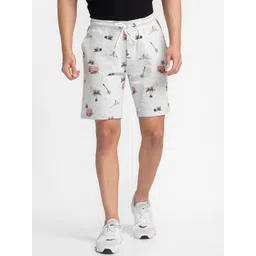 Being Human Men Mid-Rise Printed Regular Fit Casual Shorts-picture-34