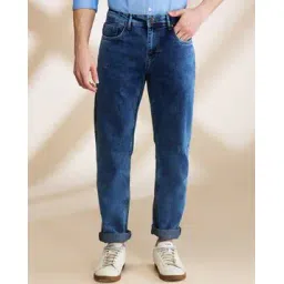being human Men Mid-Wash Straight Fit Jeans-picture-22