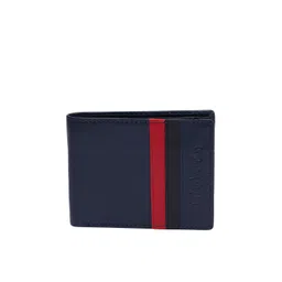 Being Human Men Navy Blue & Red Leather Two Fold Wallet-picture-39