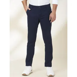 Being Human Men Plain Slim Fit Trousers-image-49