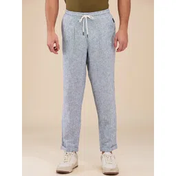 Being Human Men Printed Classic Chinos Trousers-picture-39