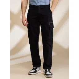 Being Human Men Relaxed Fit Cargos Trousers-picture-10