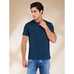 Being Human Men Self Design Round Neck Cotton Slim Fit T-shirt-picture-26