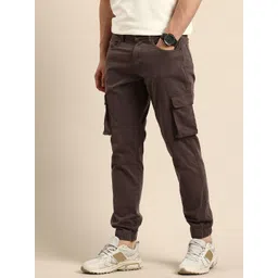 Being Human Men Slim Fit Cargo Joggers-picture-20