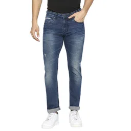 Being Human Men Slim Fit Low Distress Heavy Fade Jeans-picture-44