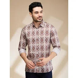 Being Human Men Slim Fit Opaque Printed Casual Shirt-picture-28