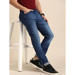 Being Human Men Slim Straight Fit Mid Rise Light Fade Stretchable Jeans-picture-41