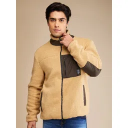 Being Human Men Solid High Neck Cotton Front-Open Sweatshirt-picture-33