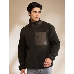 Being Human Men Solid High Neck Sweatshirt-picture-26