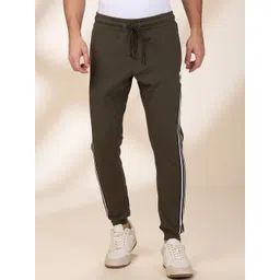 Being Human Men Striped Cotton Slim Fit Joggers-picture-33