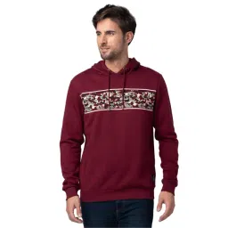 Being Human Mens Hoody-Wine-picture-13