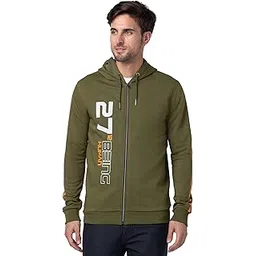 being human Men's Solid Cotton Blend Soft Comfortable Long Sleeve Hoody-picture-18