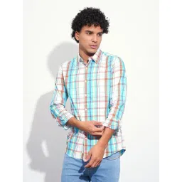 Being Human Multi Slim Fit Checks Shirt-picture-15