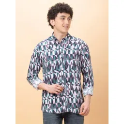 Being Human Multi Slim Fit Printed Shirt-picture-10