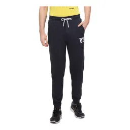 Being Human Navy Cotton Regular Fit Printed Joggers-picture-29