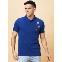 Being Human Navy Regular Fit Polo T-Shirt-picture-36