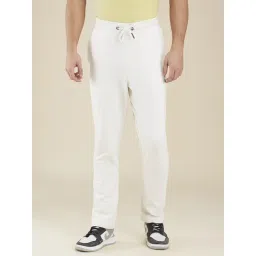 Being Human Off White Cotton Regular Fit Solid Trackpants-picture-25