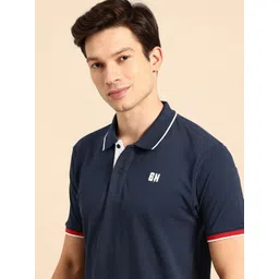 Being Human Polo Collar Pure Cotton T-shirt-picture-33