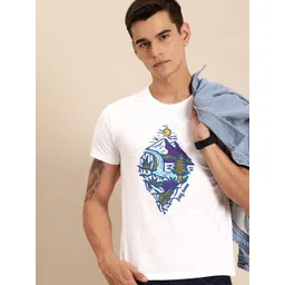 Being Human Pure Cotton Graphic Printed T-shirt-picture-12