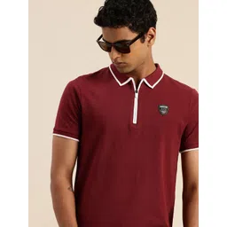 Being Human Pure Cotton Polo Collar Casual T-shirt-picture-33