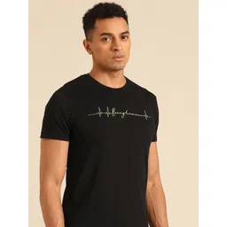 Being Human Pure Cotton T-shirt with Minimal Print-picture-30