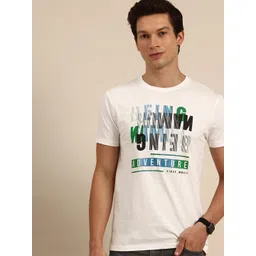 Being Human Pure Cotton Typography Printed Slim Fit T-shirt-picture-15