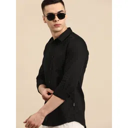 Being Human Self-Checked Slim Fit Pure Cotton Shirt-picture-23