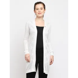Being Human Self Design Open Front Longline Shrug-picture-32