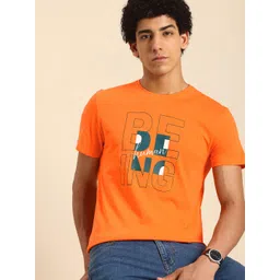 Being Human Typography Printed Pure Cotton T-shirt-picture-38