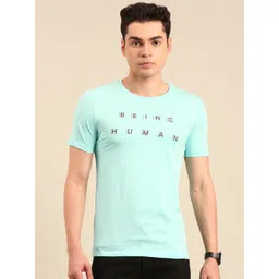 Being Human Typography Printed Pure Cotton T-shirt-picture-20