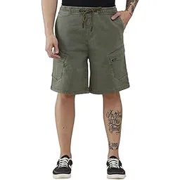 being human White Regular Fit Shorts-picture-11