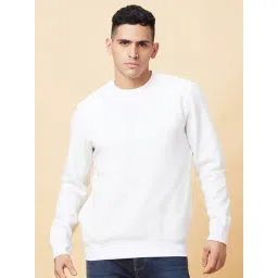Being Human White Regular Fit Sweatshirt-picture-11