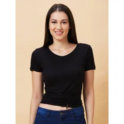 Being Human Women Cut Outs Slim Fit T-shirt-picture-23