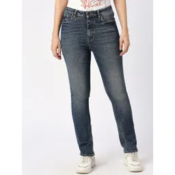 Being Human Women Slim Fit Mid-Rise Heavy Fade Clean Look Jeans-picture-36