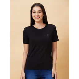 Being Human Women Solid Round Neck Cotton T-shirt-picture-11