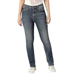 being human Womens Dark Blue Denim Jeans-picture-13