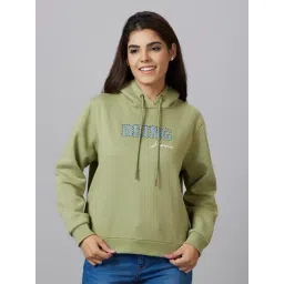 Being Human Womens Mint Green Melannge Hoody (XL)-picture-13