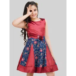 BEING NAUGHTY Floral Print Fit & Flare Dress-picture-38