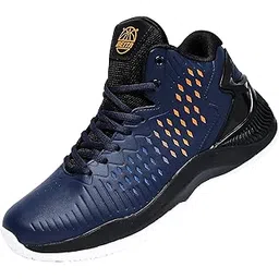 beita High Upper Basketball Shoes Sneakers Men Breathable Sports Shoes Anti Slip Blue-picture-14
