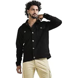 belano Men's Classic Black Corduroy Jacket-picture-12