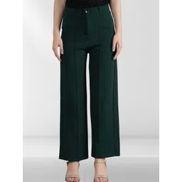 Belfry Women Straight Fit High-Rise Pleated Trousers-picture-23