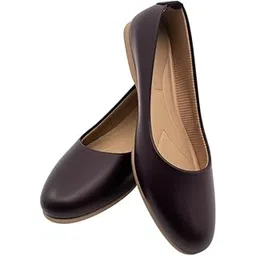 believo Ballies for Women's Girls Plan Synthetic Rexine Shoes Bellies Made-picture-52