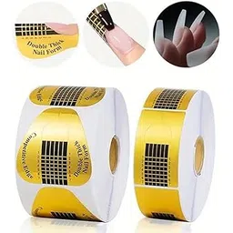 BELISMA Nail Forms for Acrylic Nails 500 Pieces Poly Nail Gel Nail Forms Nail Extension Tips Guide Paper Sticker for Nail Art Gel Salon-picture-13